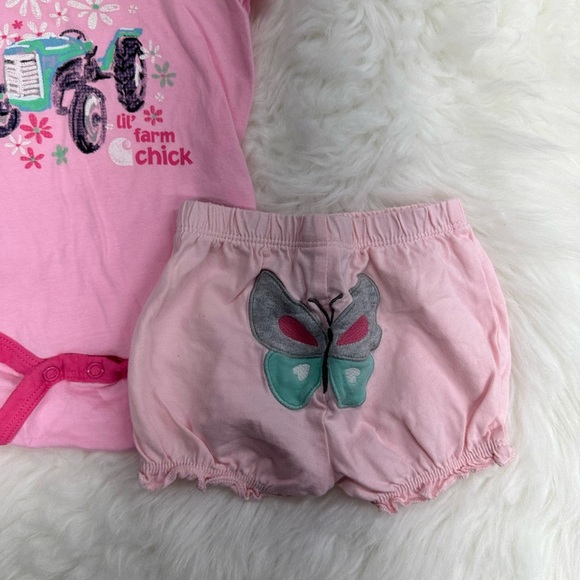 Carhartt Baby girl matching outfit set with Carter’s shorts - Picture 5 of 7